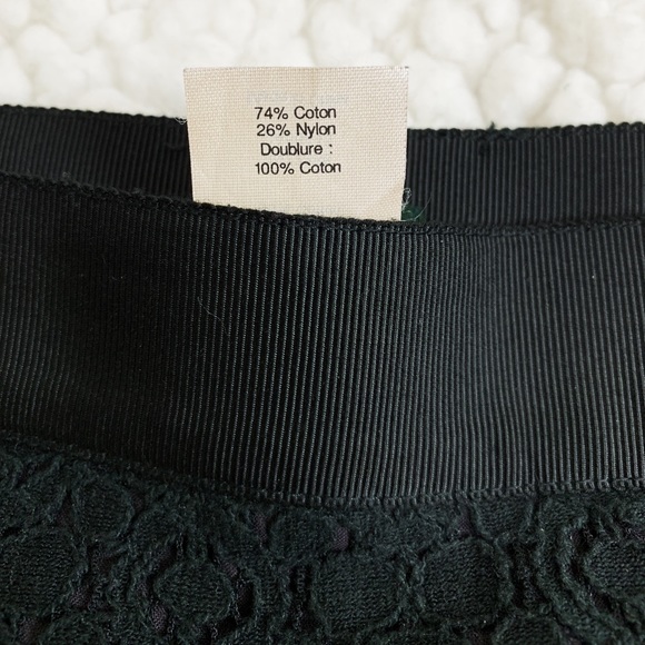 J. Crew Black Lace Skirt - Size 10 - Picture 7 of 8